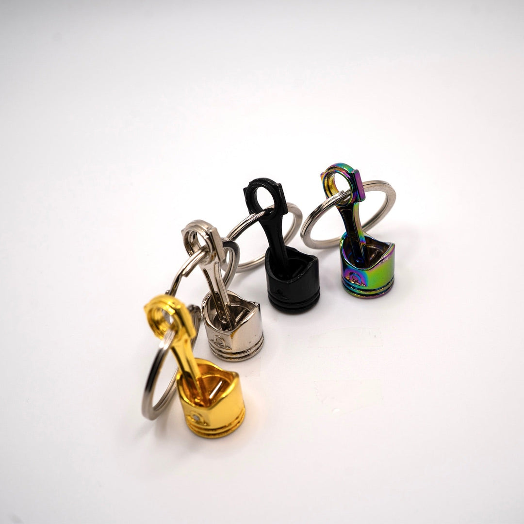 Engine Piston Keychain
