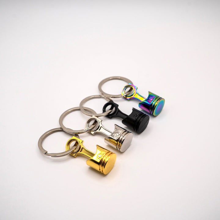 Engine Piston Keychain