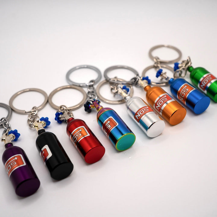 NOS Bottle Keychain