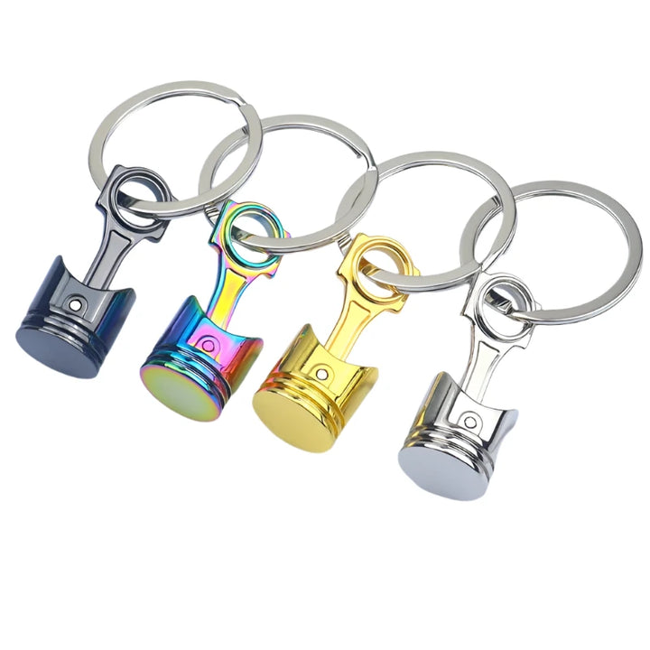 Engine Piston Keychain